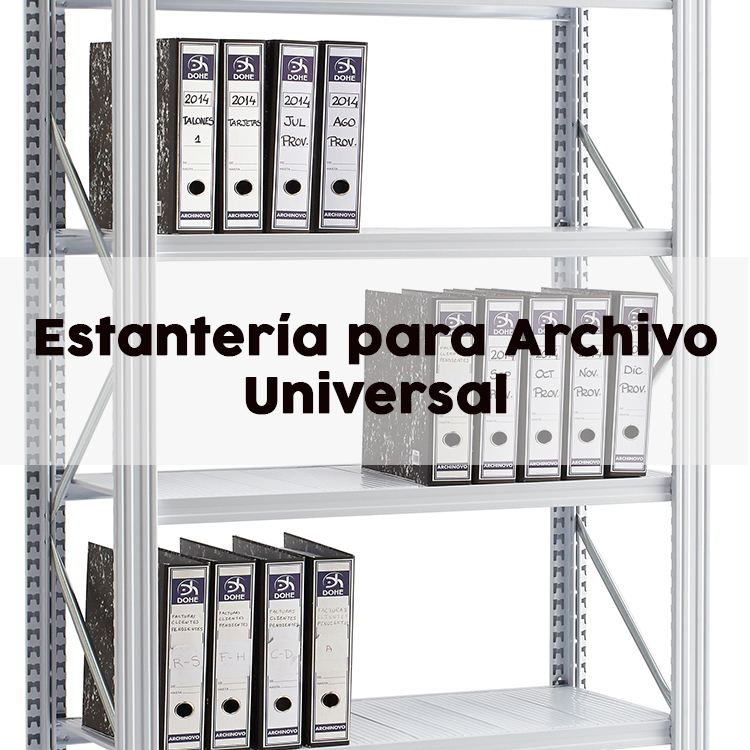 Estanter�a met�lica para archivo universal ideal para oficina y para almacenamiento de carpetas y documentaci�n